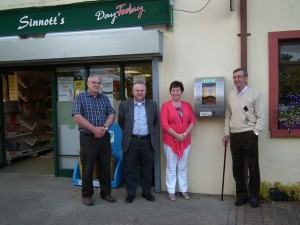 Presentation of defibrillator to Clongeen parish.